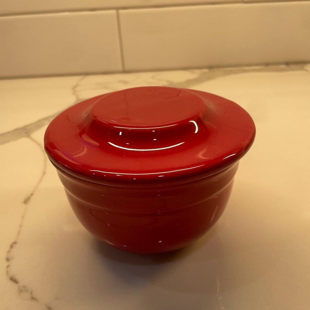 Emile Henry Red Butter Pot